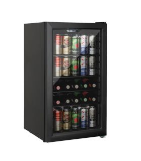 Willow WBC98B 98L Under Counter Beverage Cooler – Black