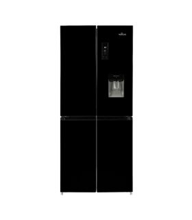 Willow 415L American Style Fridge Freezer WSBES4MDB - Black