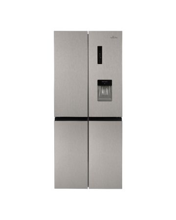 Willow 415L American Style Fridge Freezer WSBES4MDX - Inox