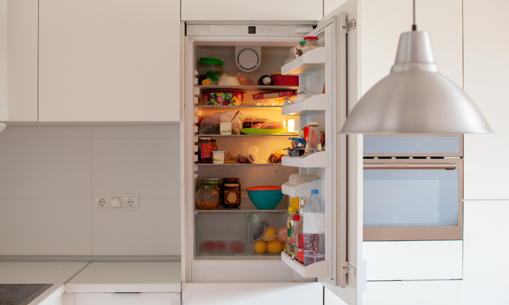 Where would you put an integrated fridge freezer?